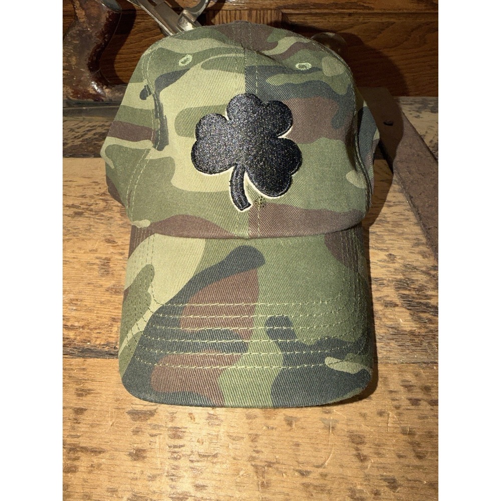 Notre Dame Fighting Irish Captivating Headgear Camo StrapBack Baseball Hat Cap